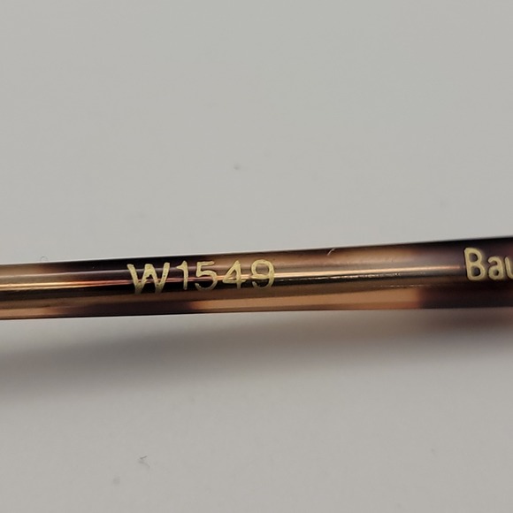 Bausch & Lomb Tortoiseshell Sunglasses Frames Only Womens W1549 w Case‎ - Picture 12 of 14